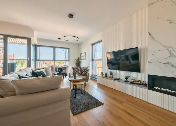 아파트 The Pearl On The Motlawa River.